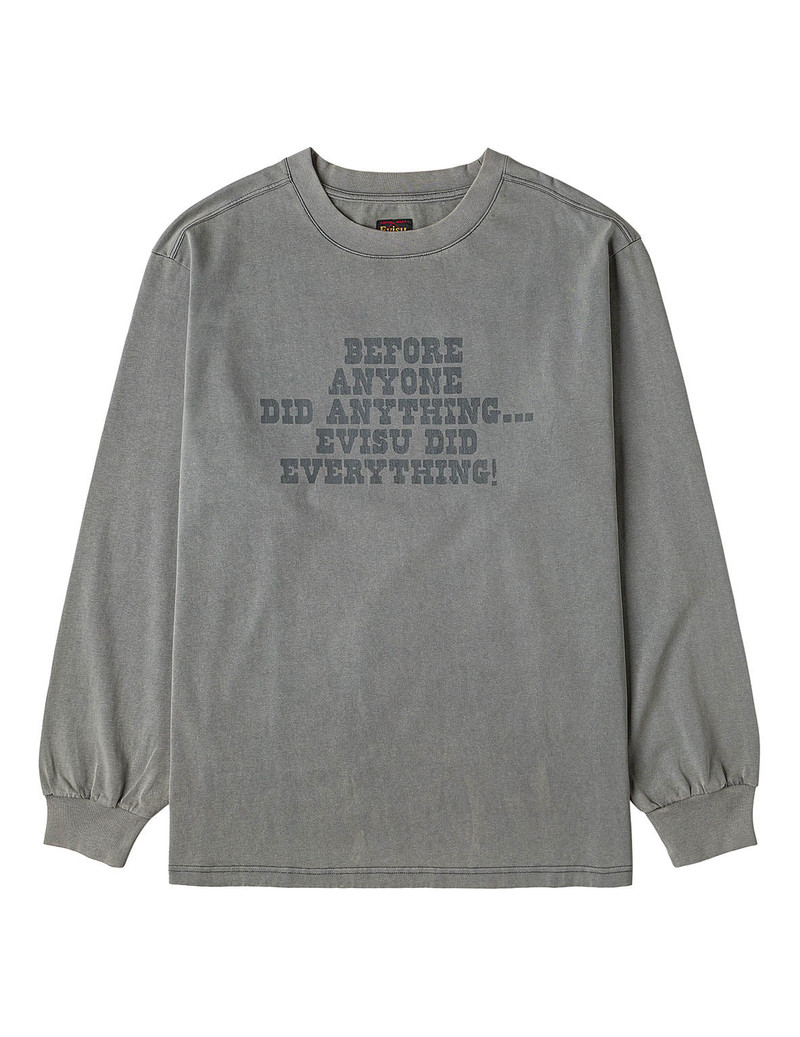 EVISU Reversed Seagull Slogan Sweatshirt outlook