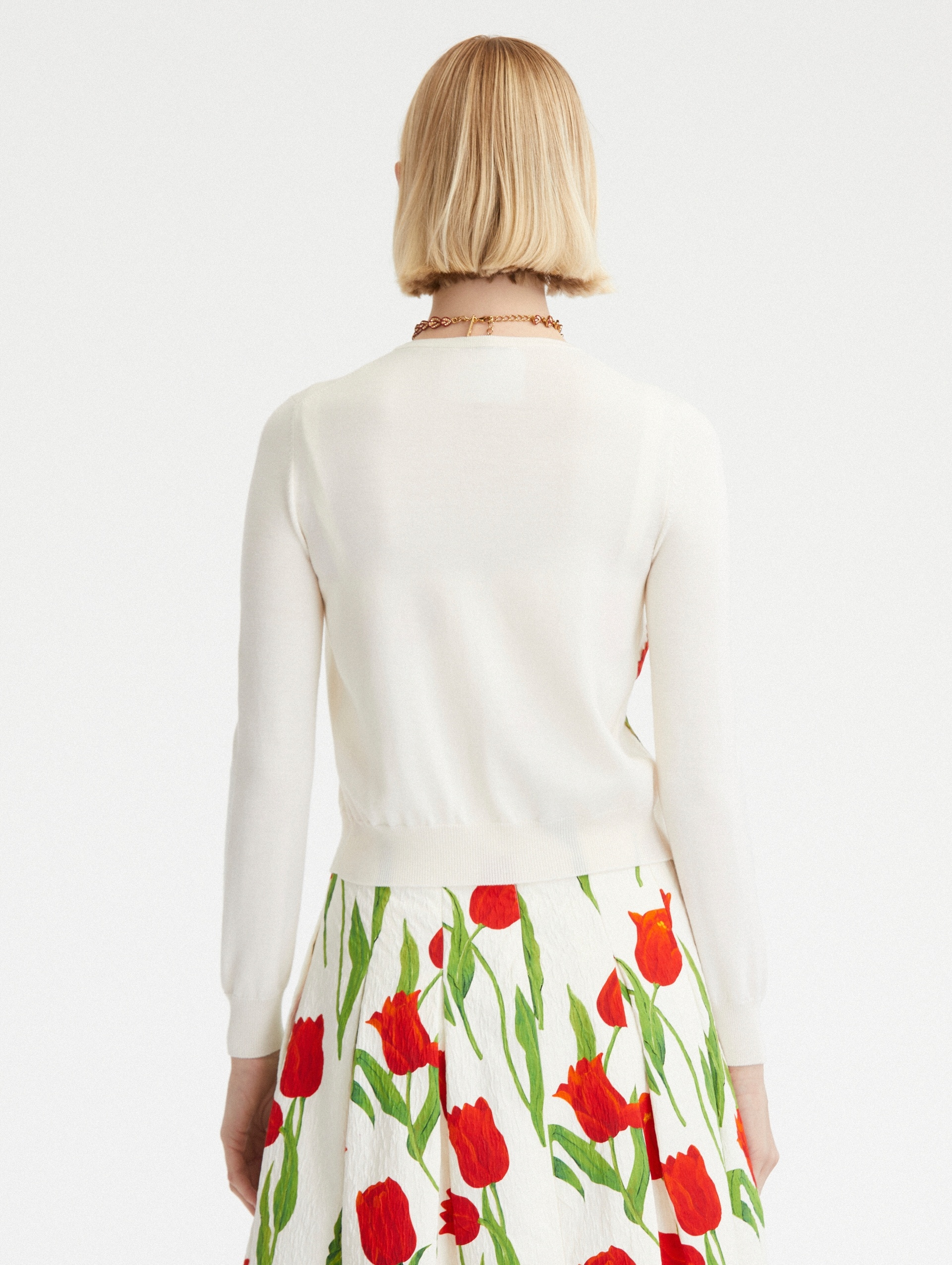 TULIP THREADWORK CARDIGAN - 4