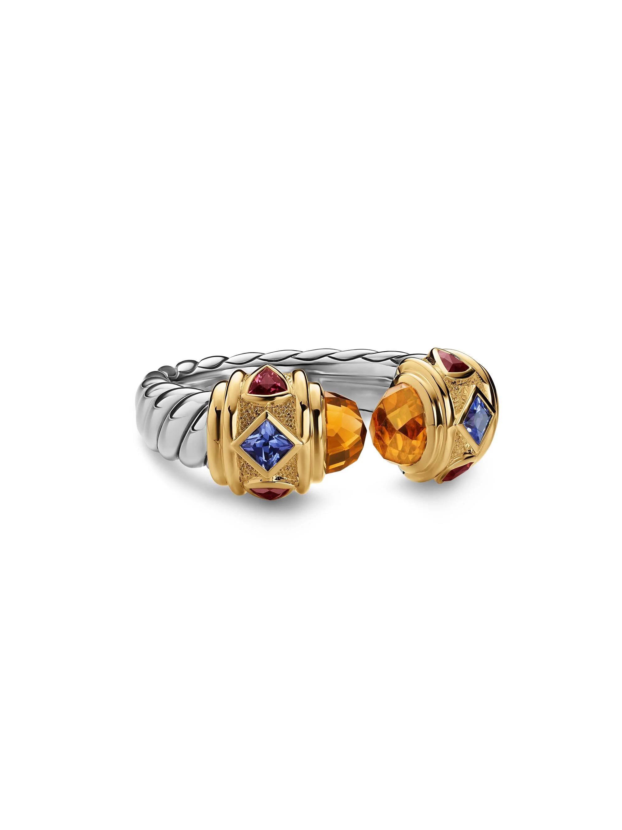Women's Renaissance Color Ring in Sterling Silver - Madeira Citrine - 1