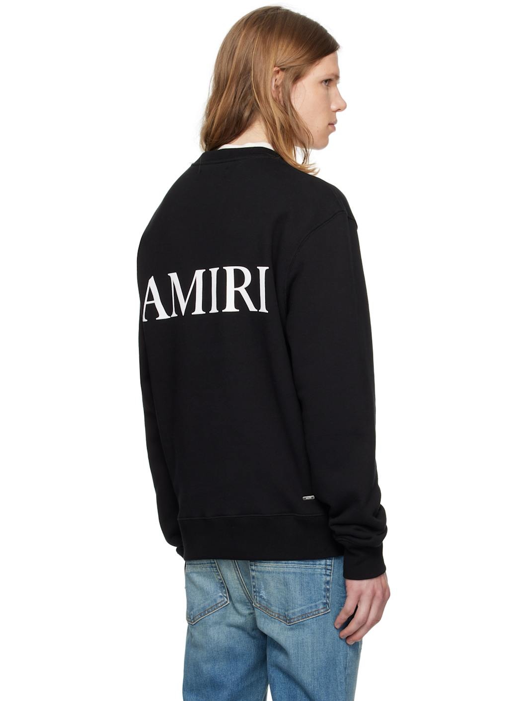 Black MA Core Logo Crew Sweatshirt - 3