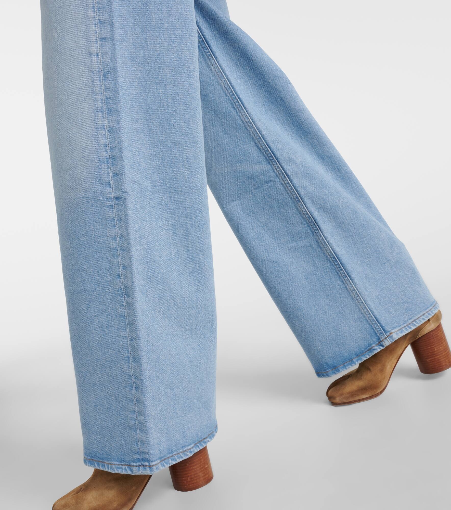 Loli mid-rise wide-leg jeans - 5