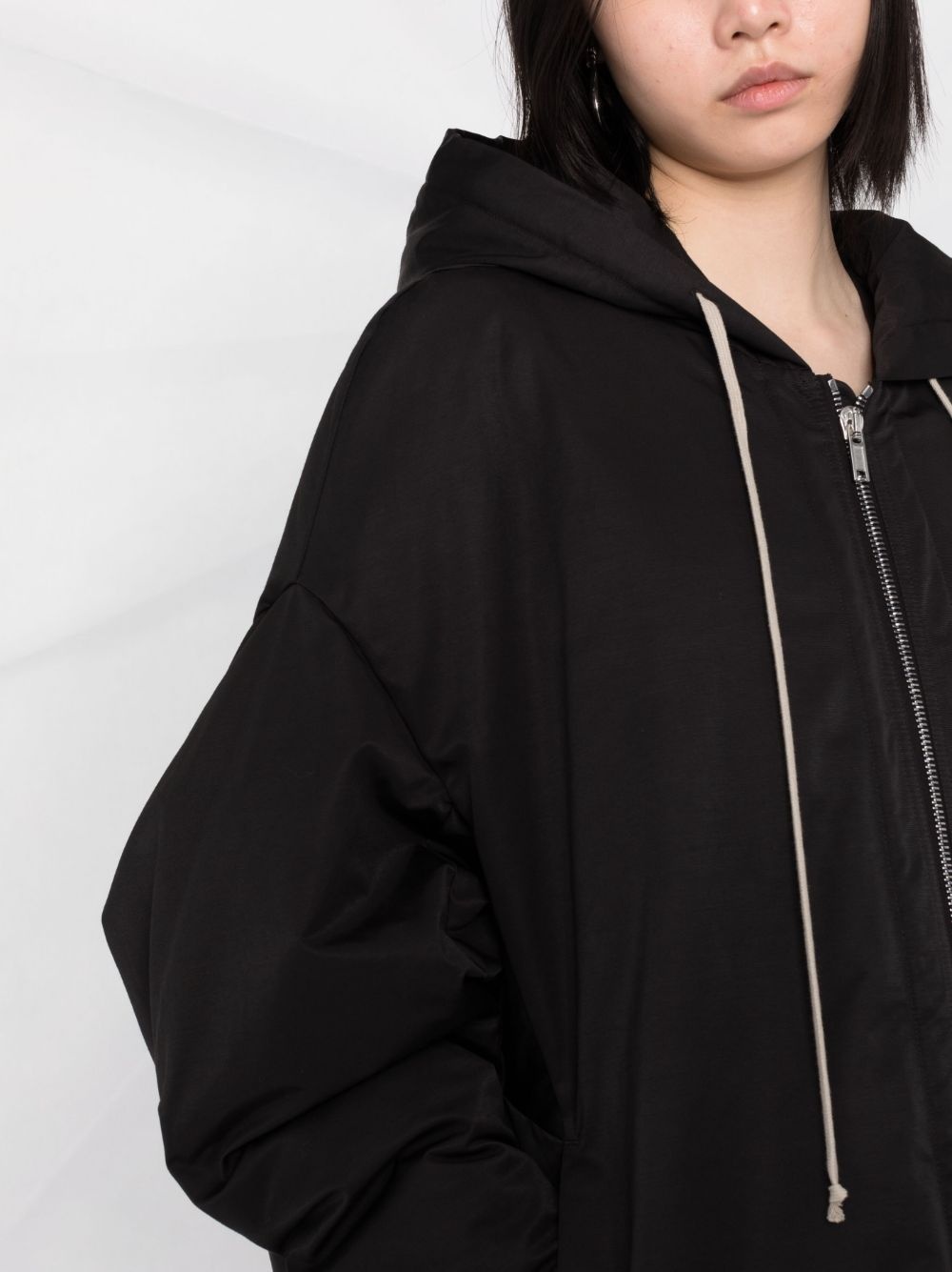 tassel-detail hooded jacket - 3