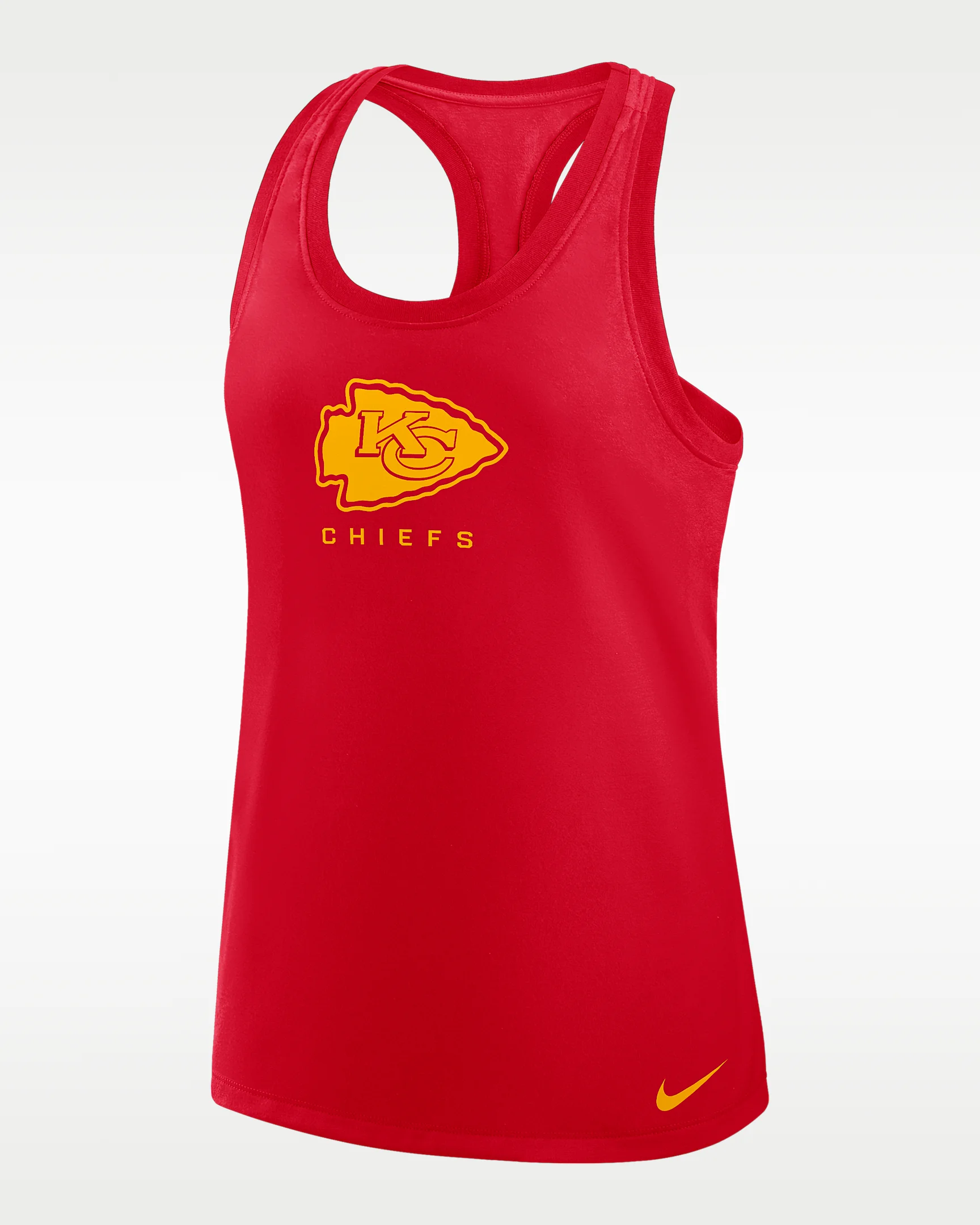 Kansas City Chiefs Hurry Up Women's Nike Dri-FIT NFL Racerback Tank Top - 1