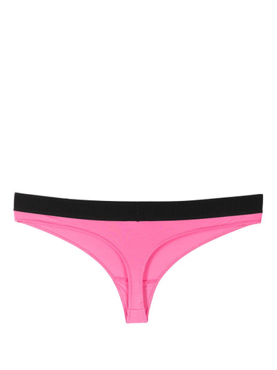 TOM FORD pink logo waistband modal thong outlook