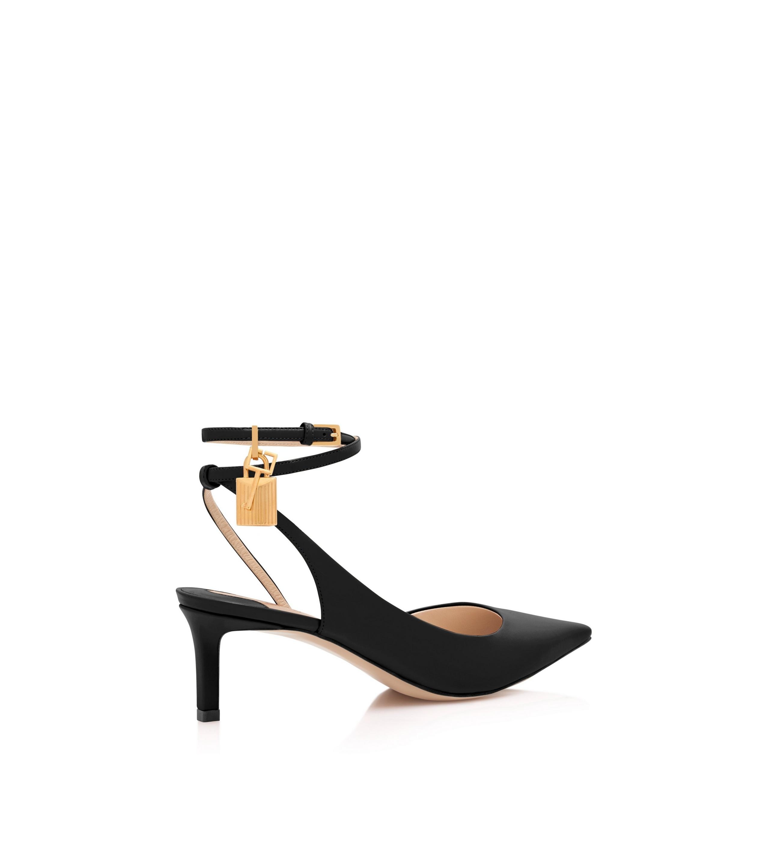 LEATHER PADLOCK SLINGBACK - 3