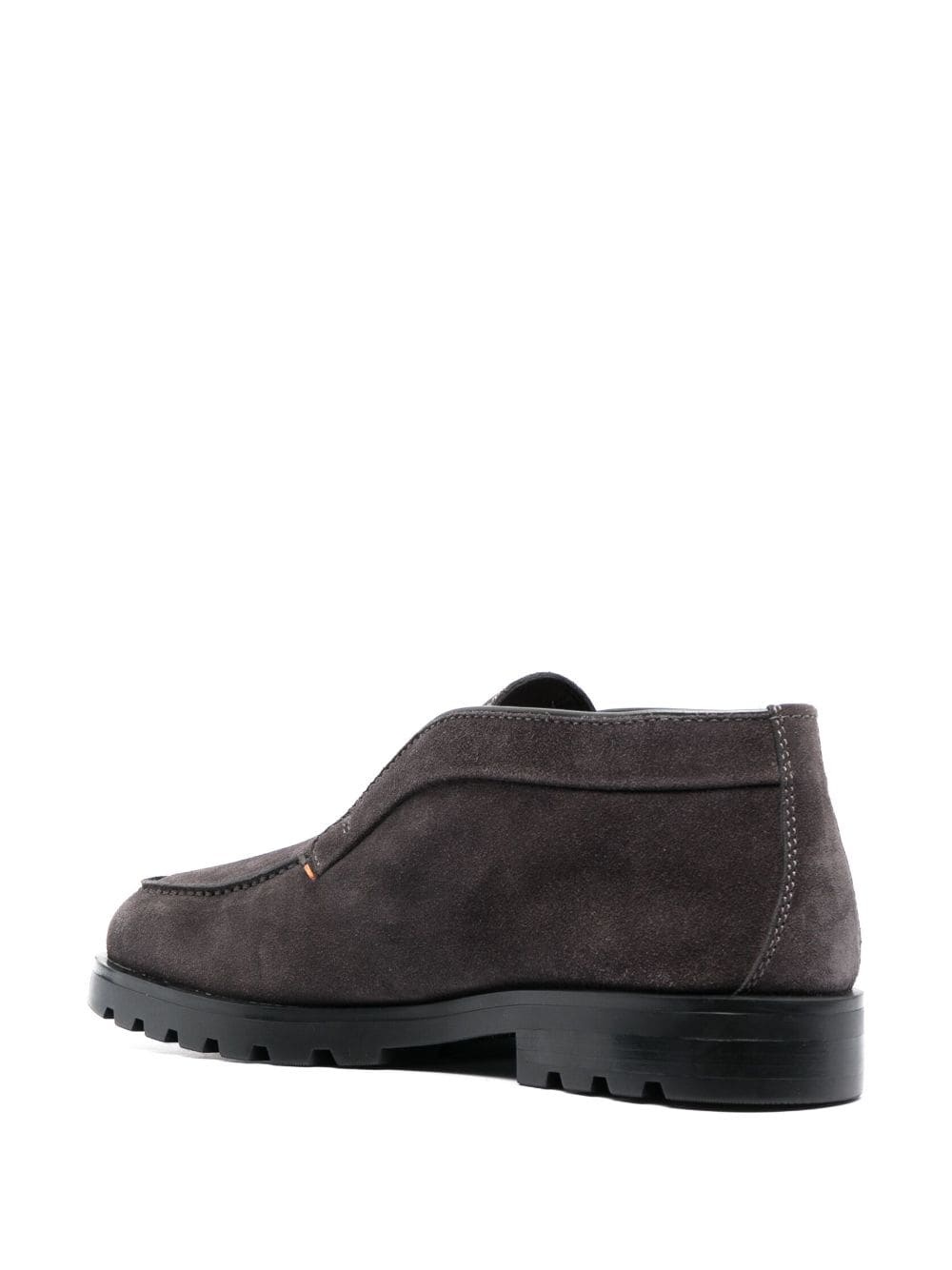 almond-toe suede loafers - 3