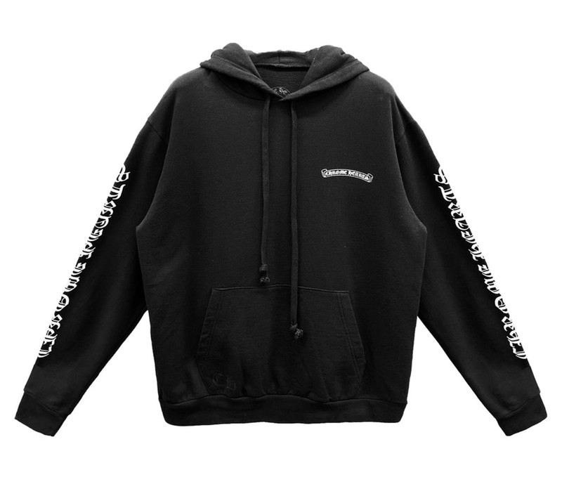 Chrome Hearts 'Scroll Logo' Pullover (Black) 1