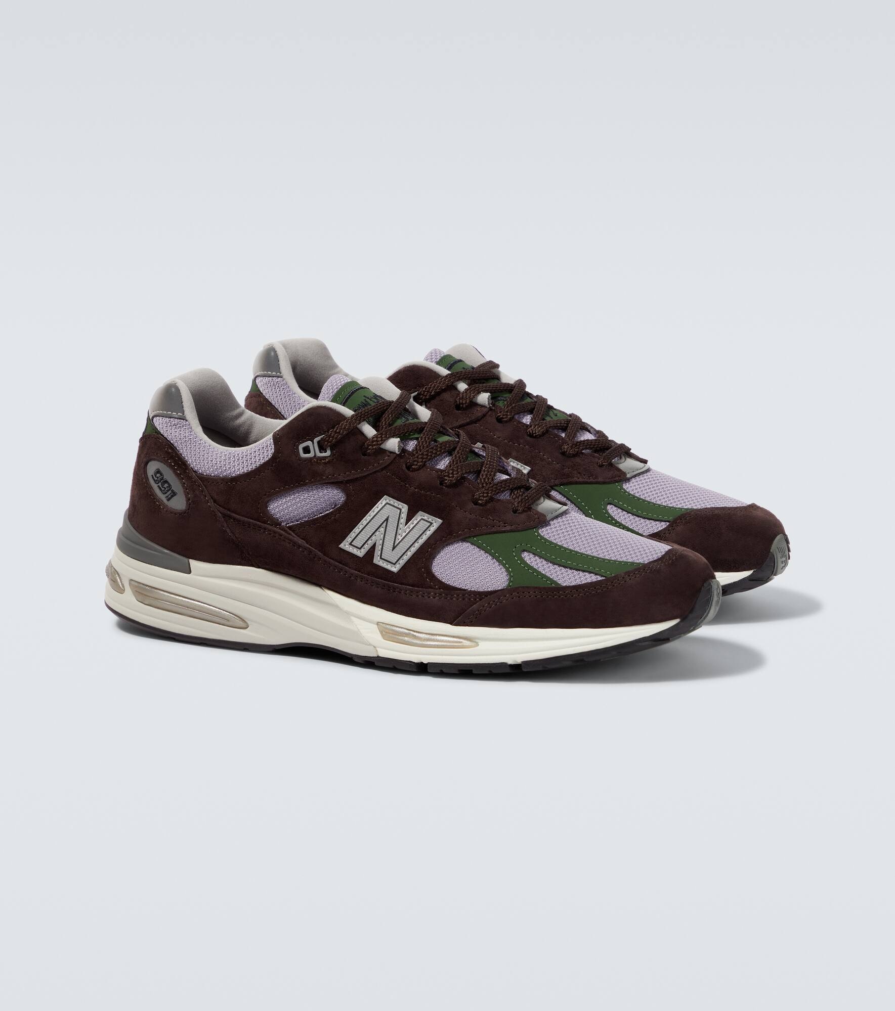 991v2 suede-trimmed sneakers - 5