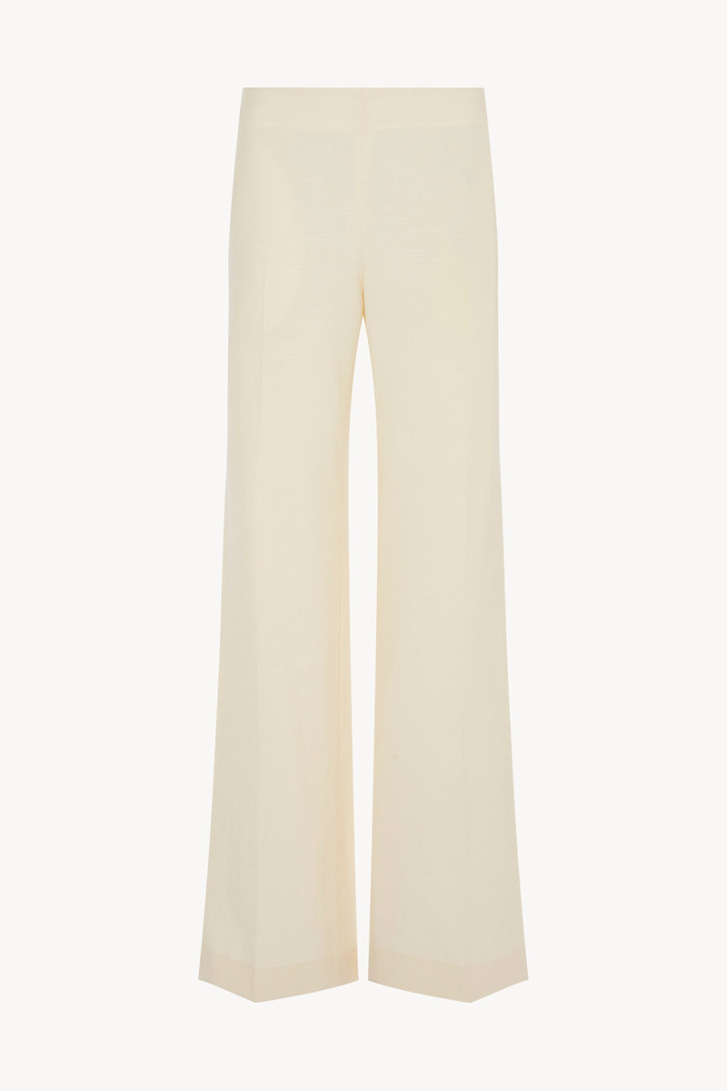 Foulard Pant in Wool, Silk and Linen - 1