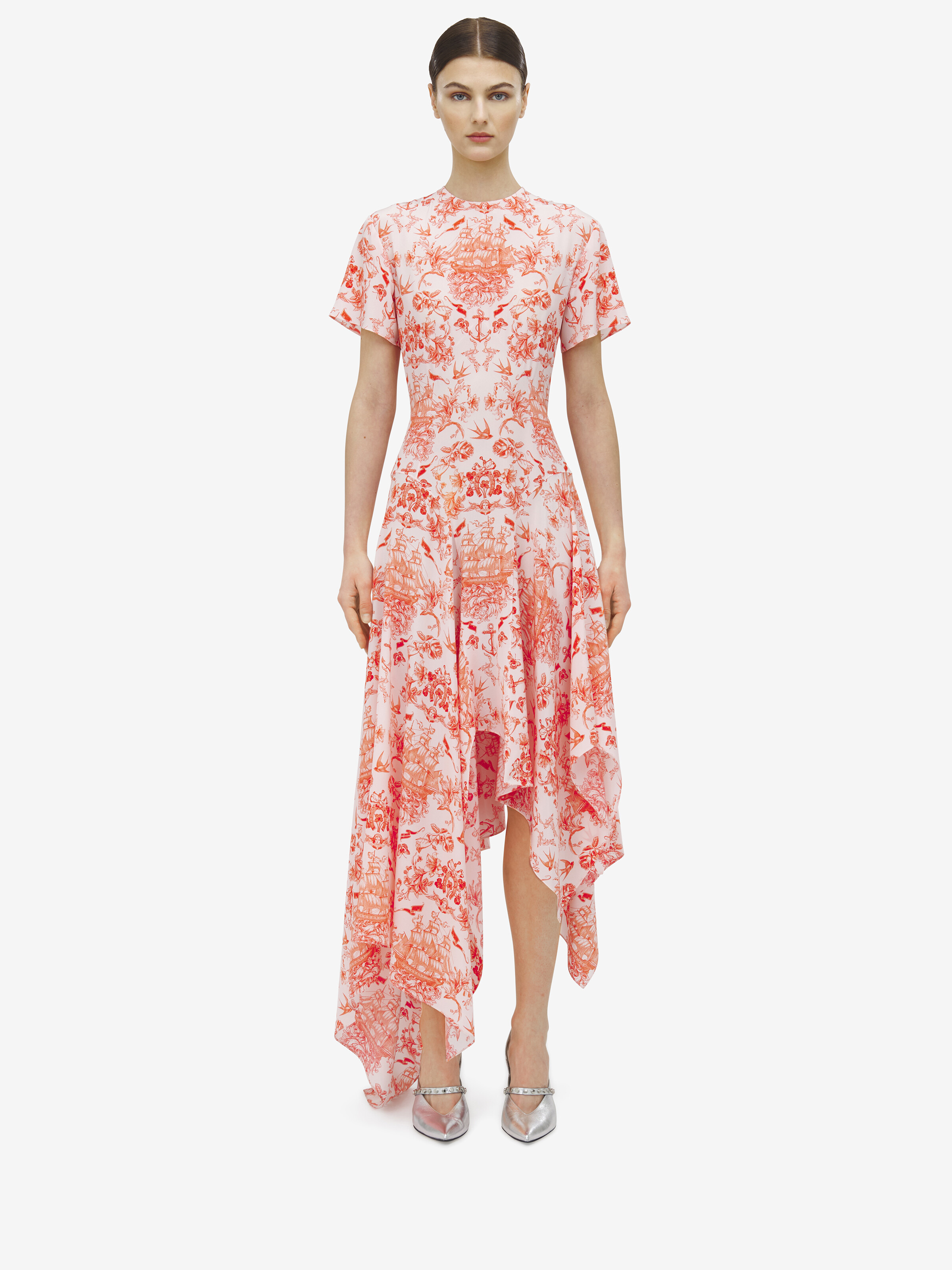 Sailor Tattoo Asymmetric Dress - 3