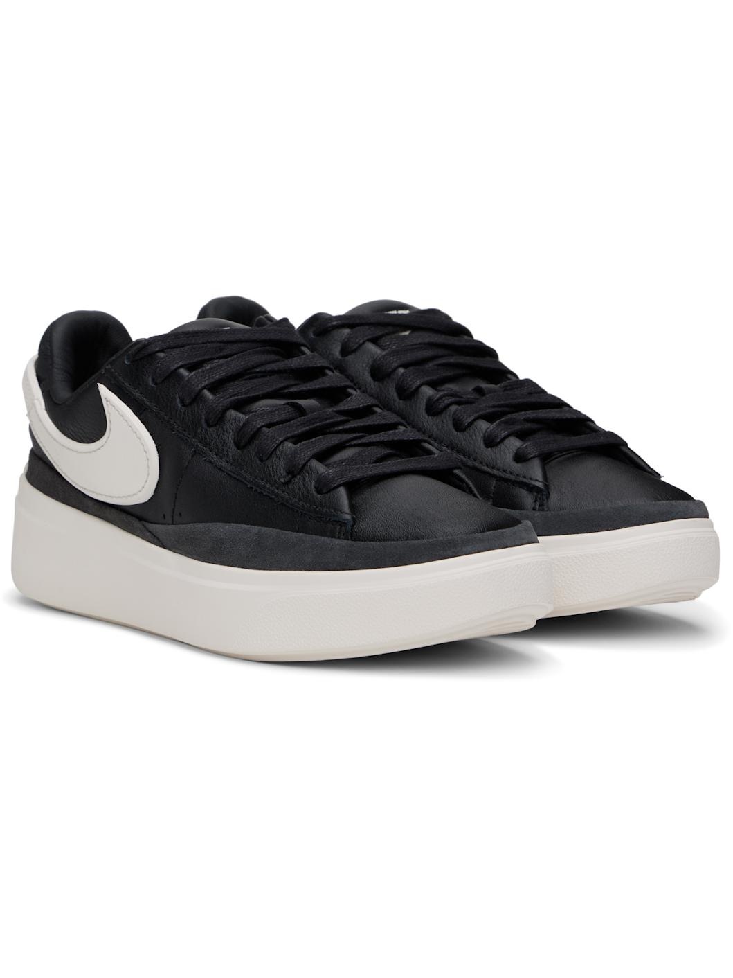 Black & White Blazer Phantom Low Sneakers - 4