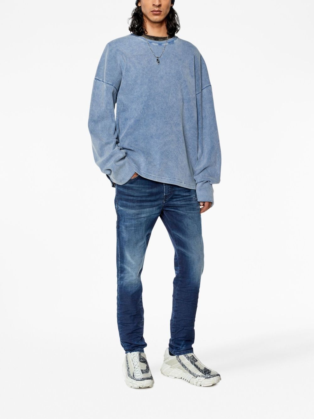 E-Spender mid-rise slim-fit jeans - 2