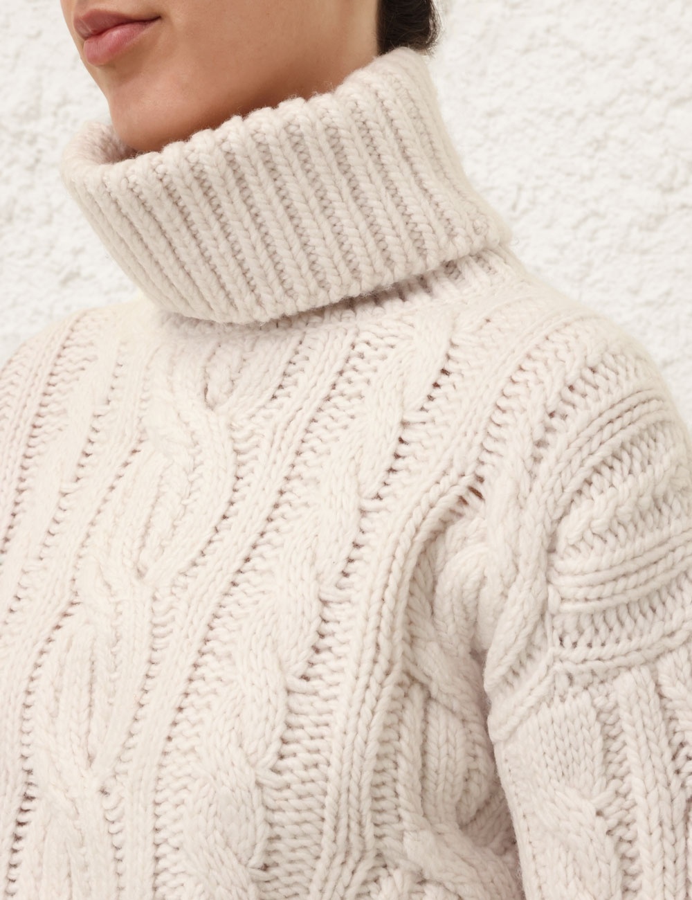 ILLUSTRATION CABLE SWEATER - 5