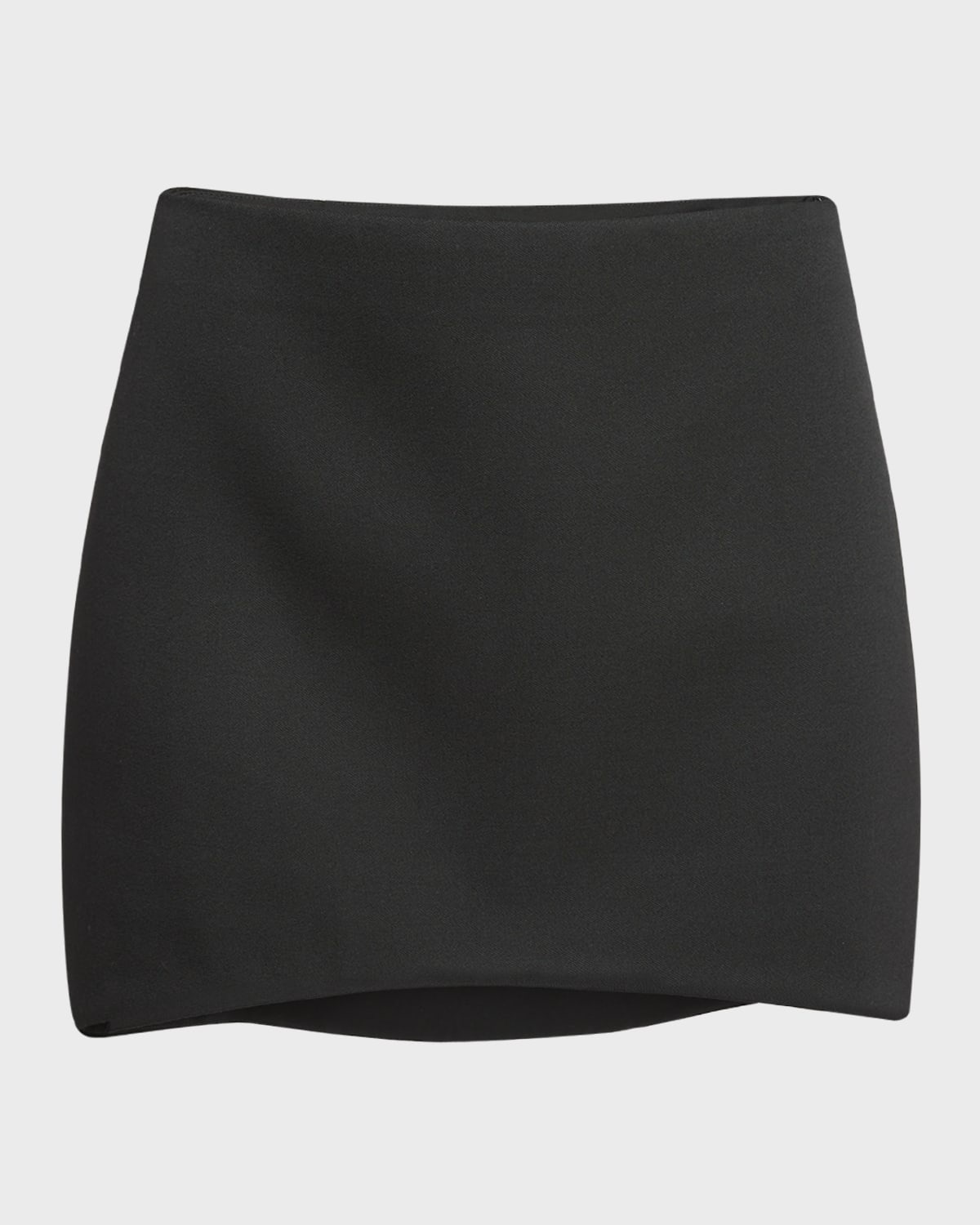 Short Wool Pencil Skirt - 1