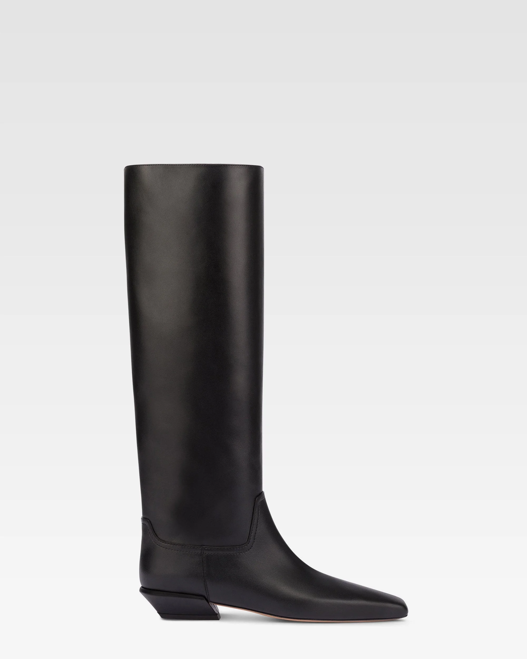 Calfskin leather boot - 1
