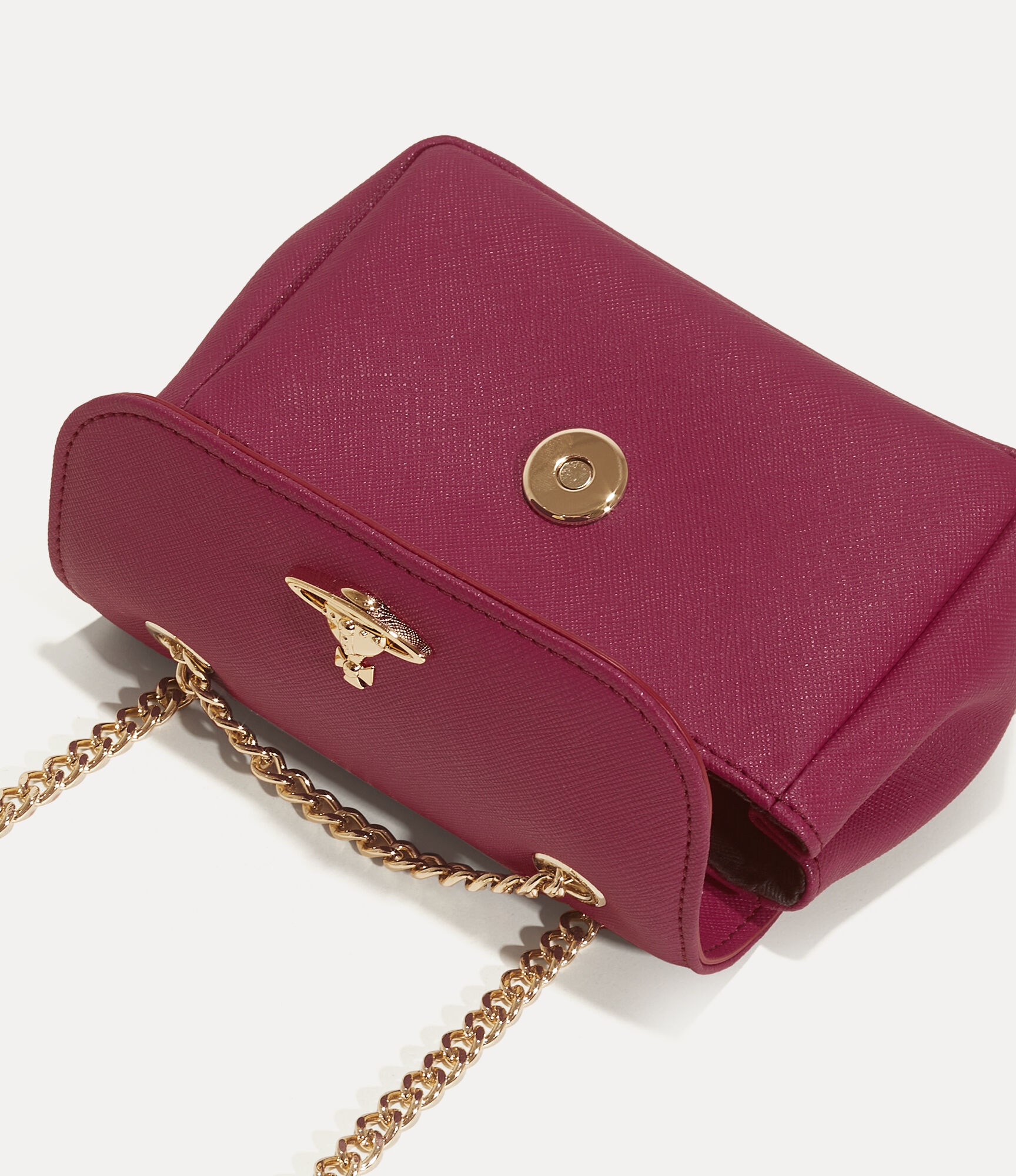SAFFIANO PLAIN SMALL PURSE CHAIN - 3