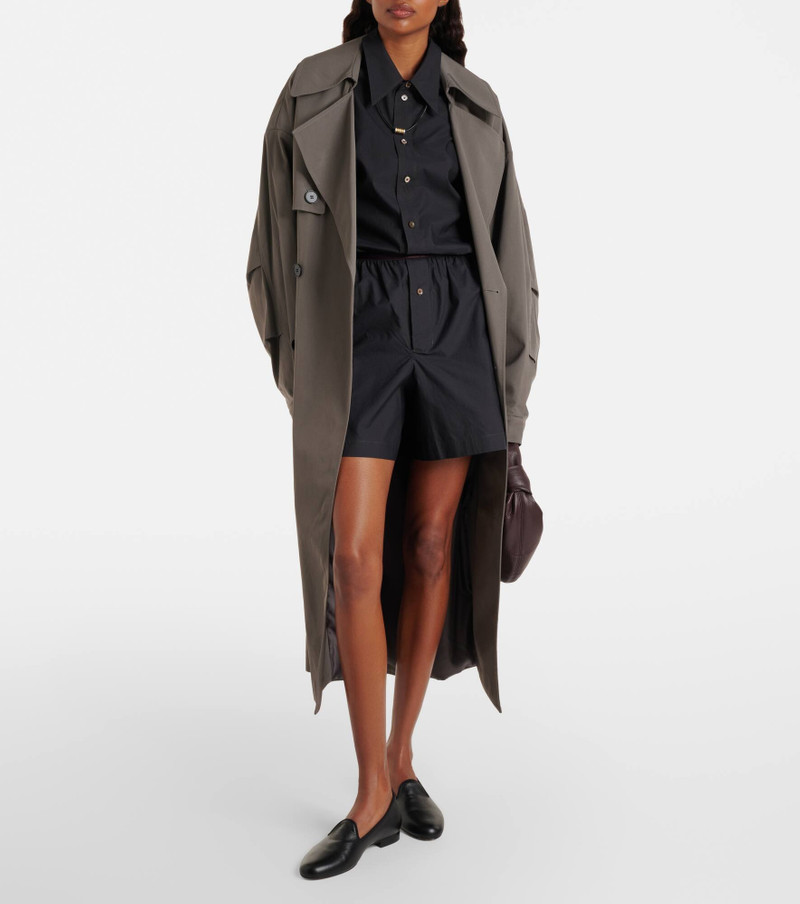 Lemaire Cotton and silk shorts outlook