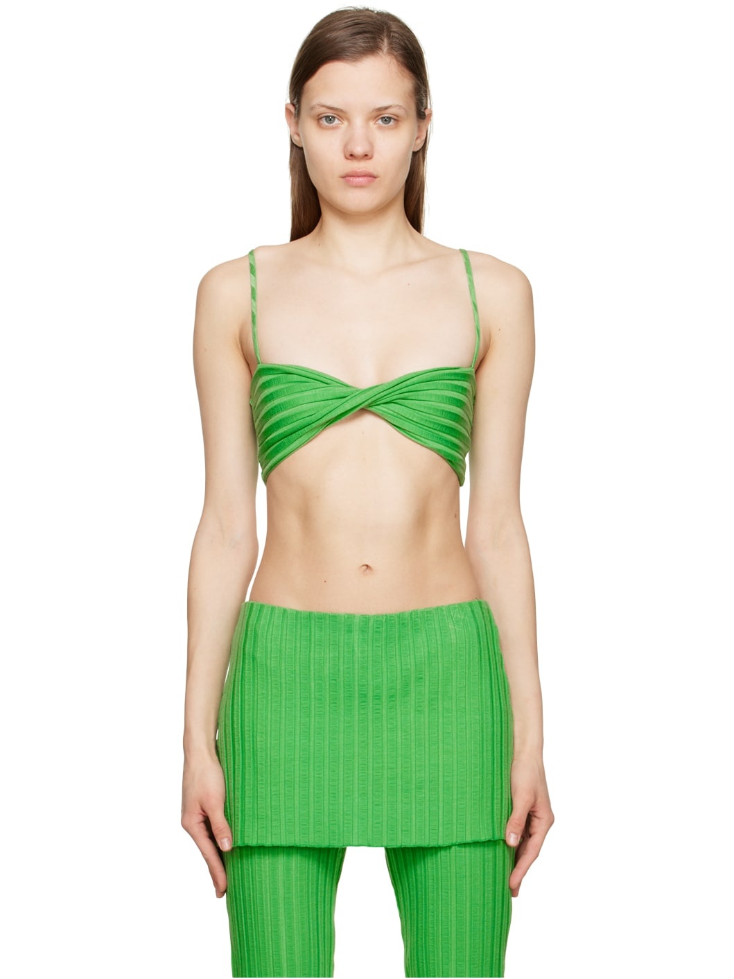 Green Veer Tank Top - 1