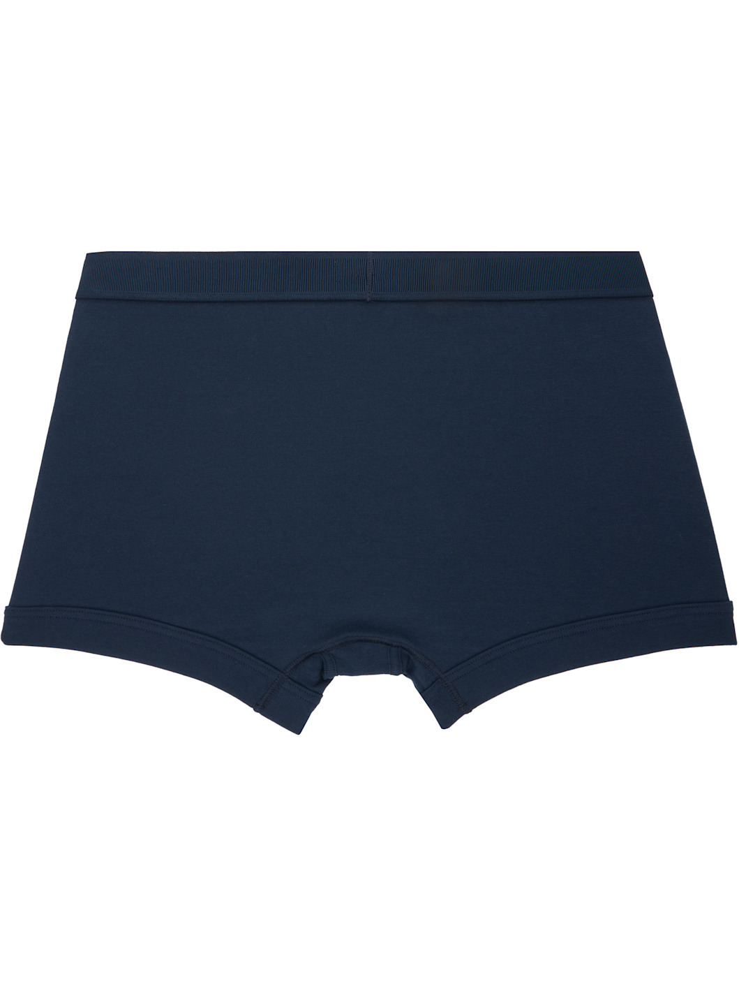 Navy Cotton Stretch Jersey Boxer Briefs - 2