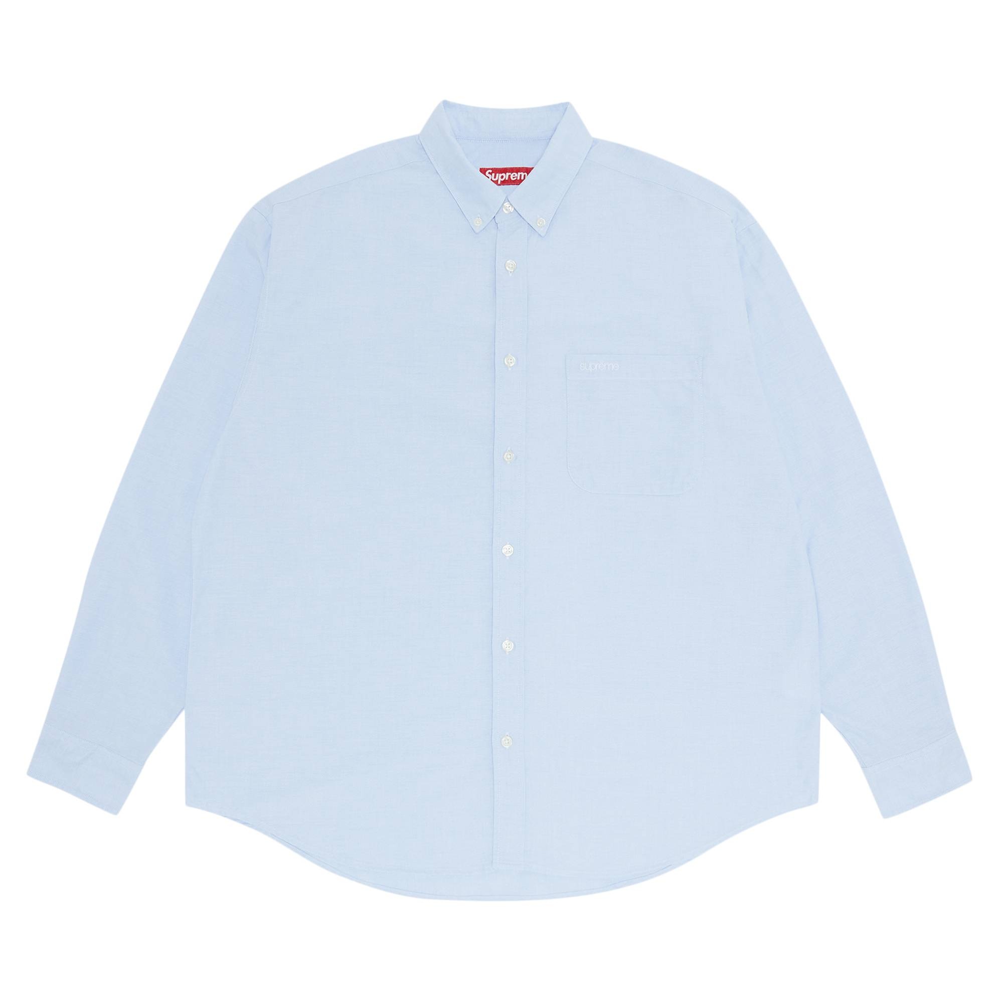 Supreme Loose Fit Oxford Shirt 'Light Blue' - 1