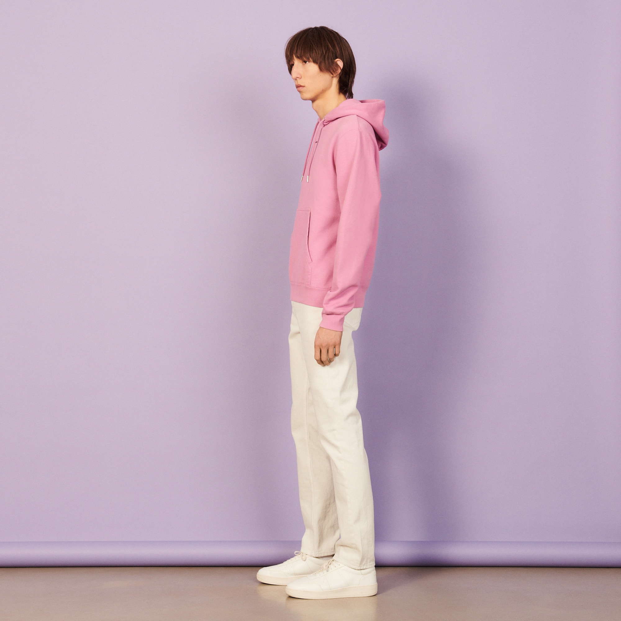 Hoodie sweatshirt with logo embroidery - 4