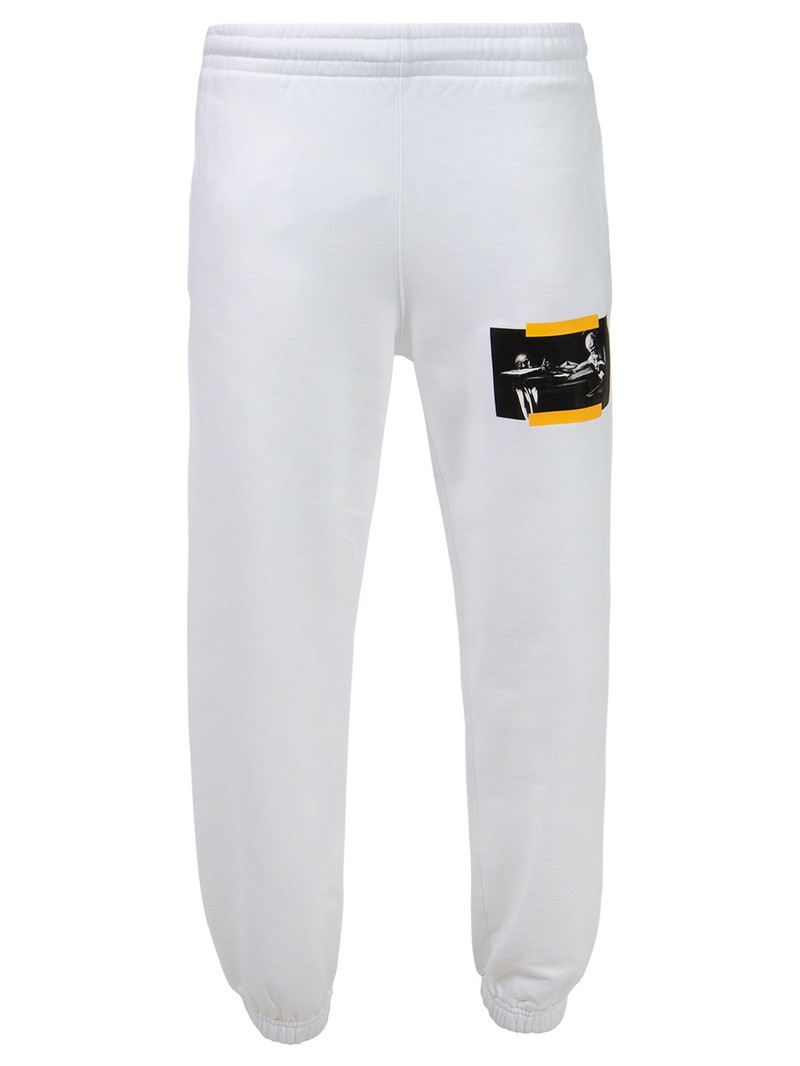 Caravaggio Painting Slim Sweatpant White - 1