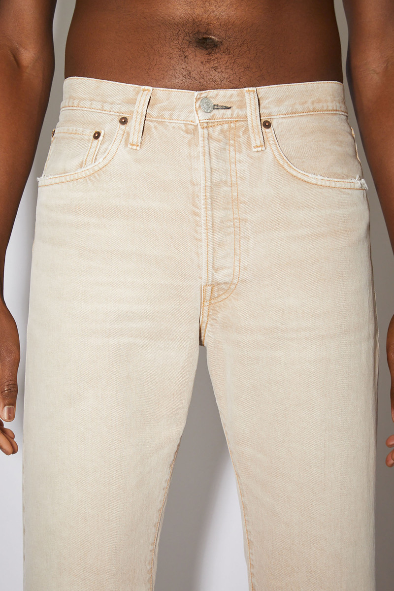 Loose fit jeans - Light beige/brown 6