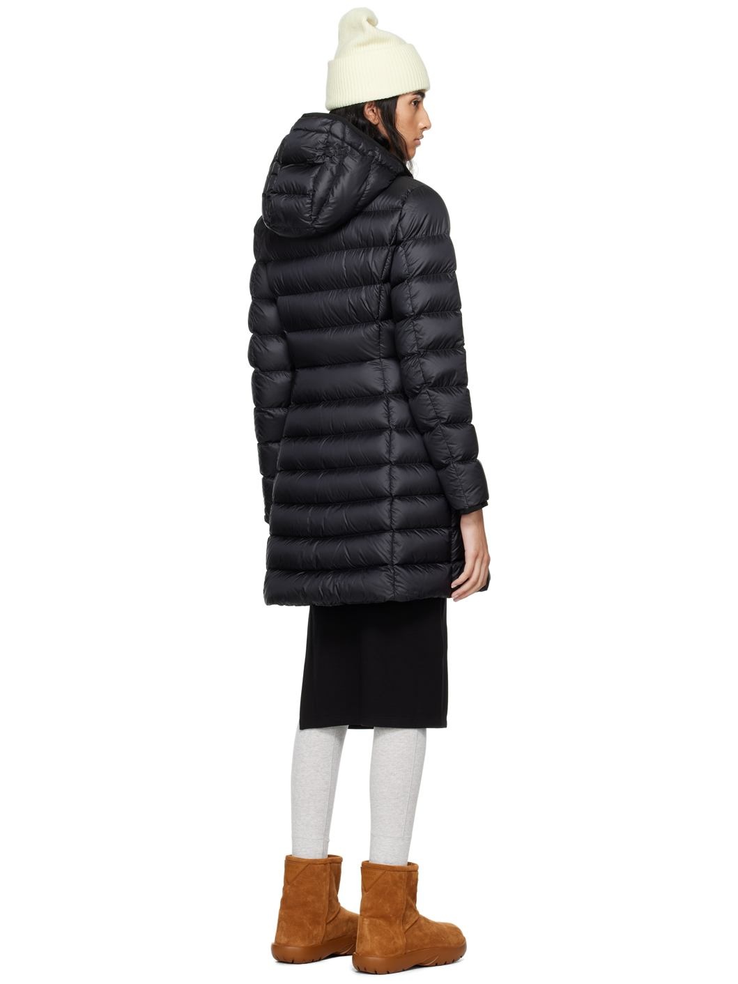 Black Hirma Down Coat - 3