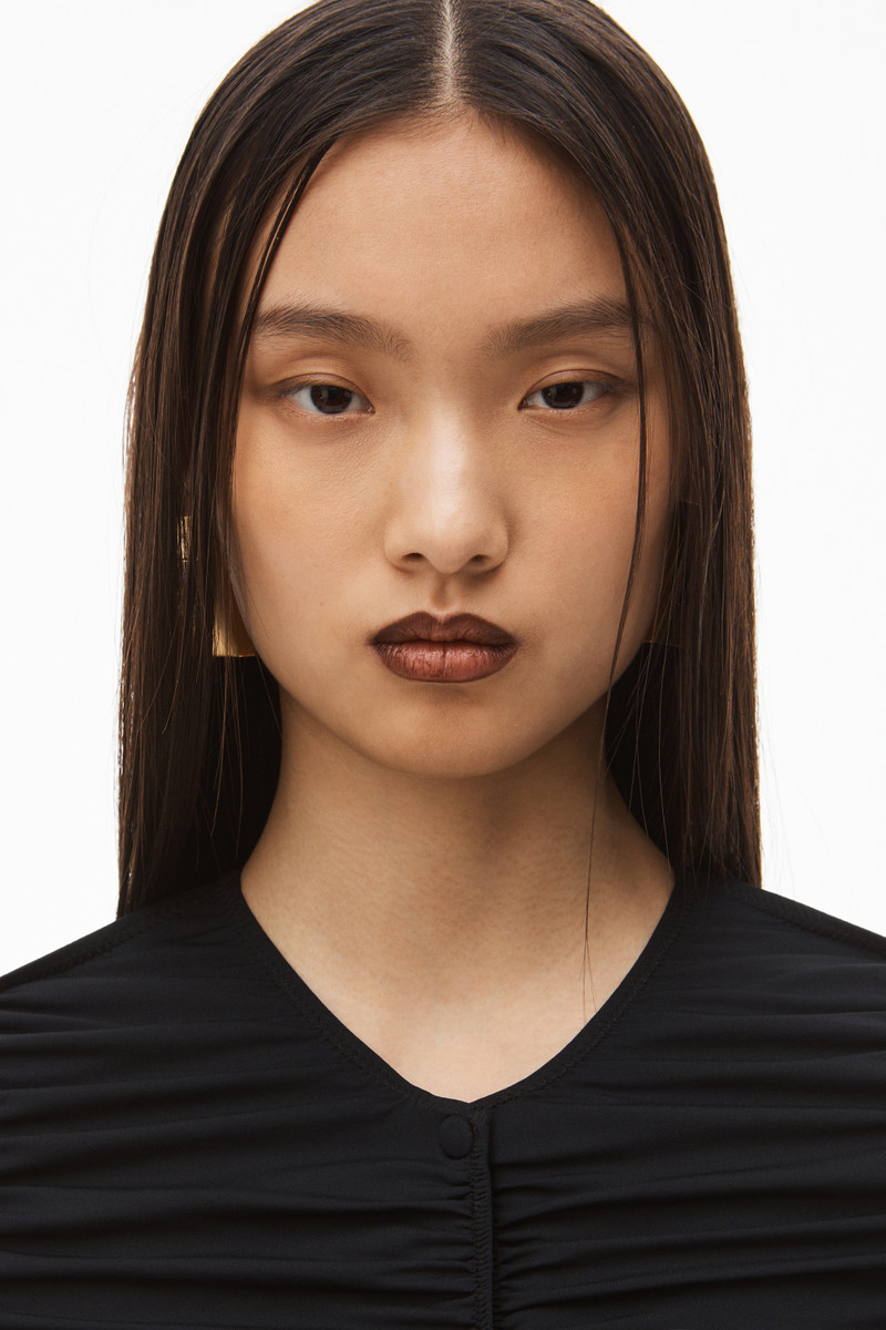 RUCHED CARDIGAN IN HOSIERY JERSEY 5