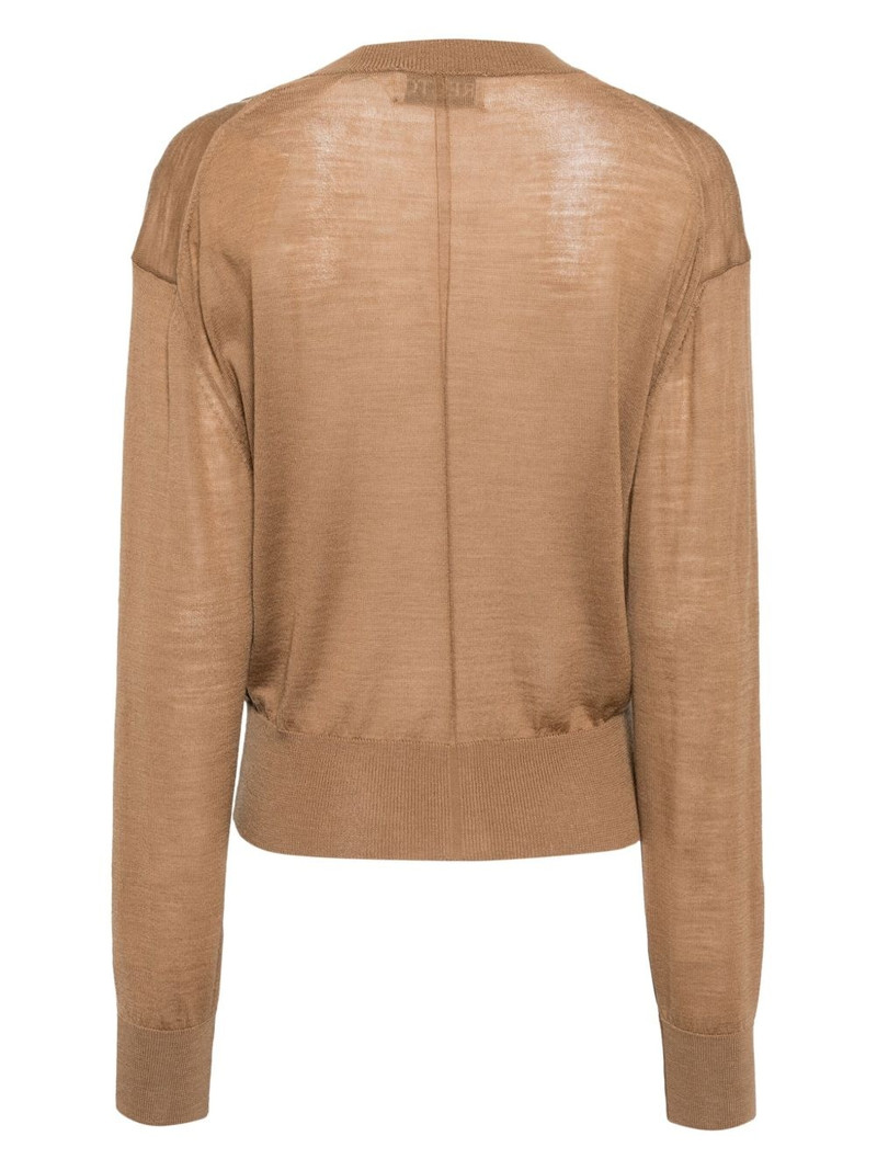 RECTO sheer cardigan outlook