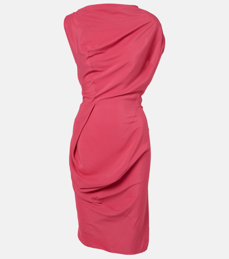 vivienne westwood draped midi dress Fond draped midi dress