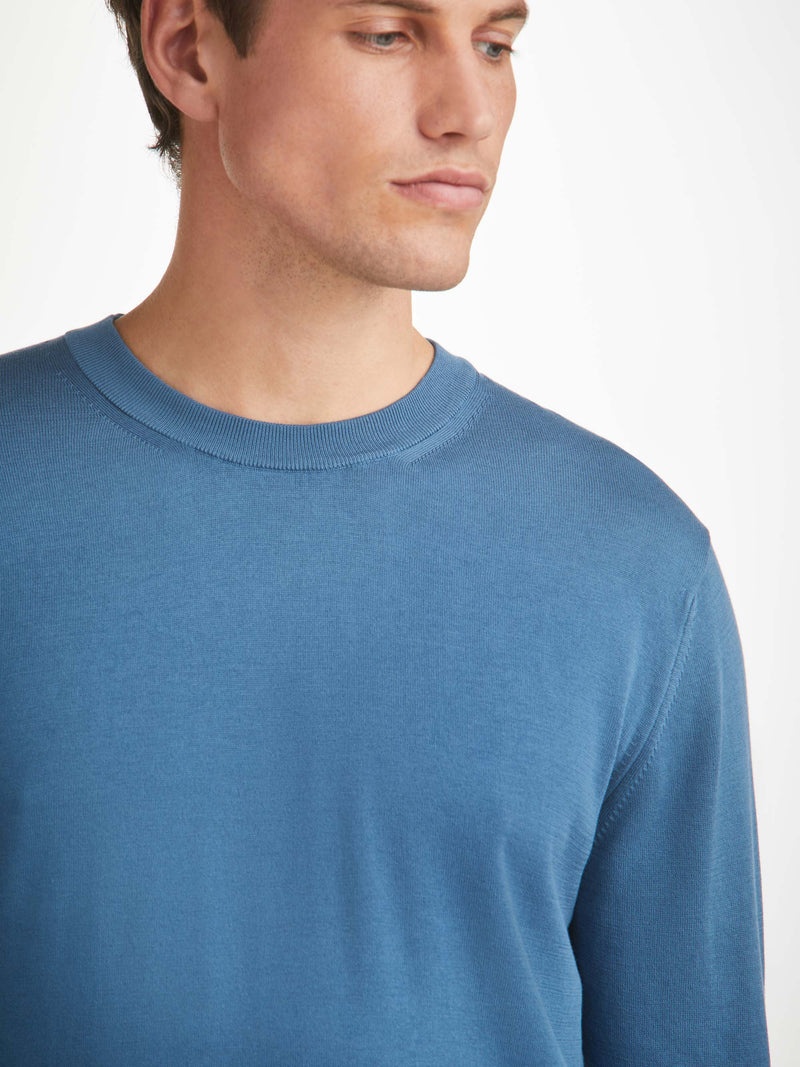 Men's Sweater Jacob Sea Island Storm Blue - 5