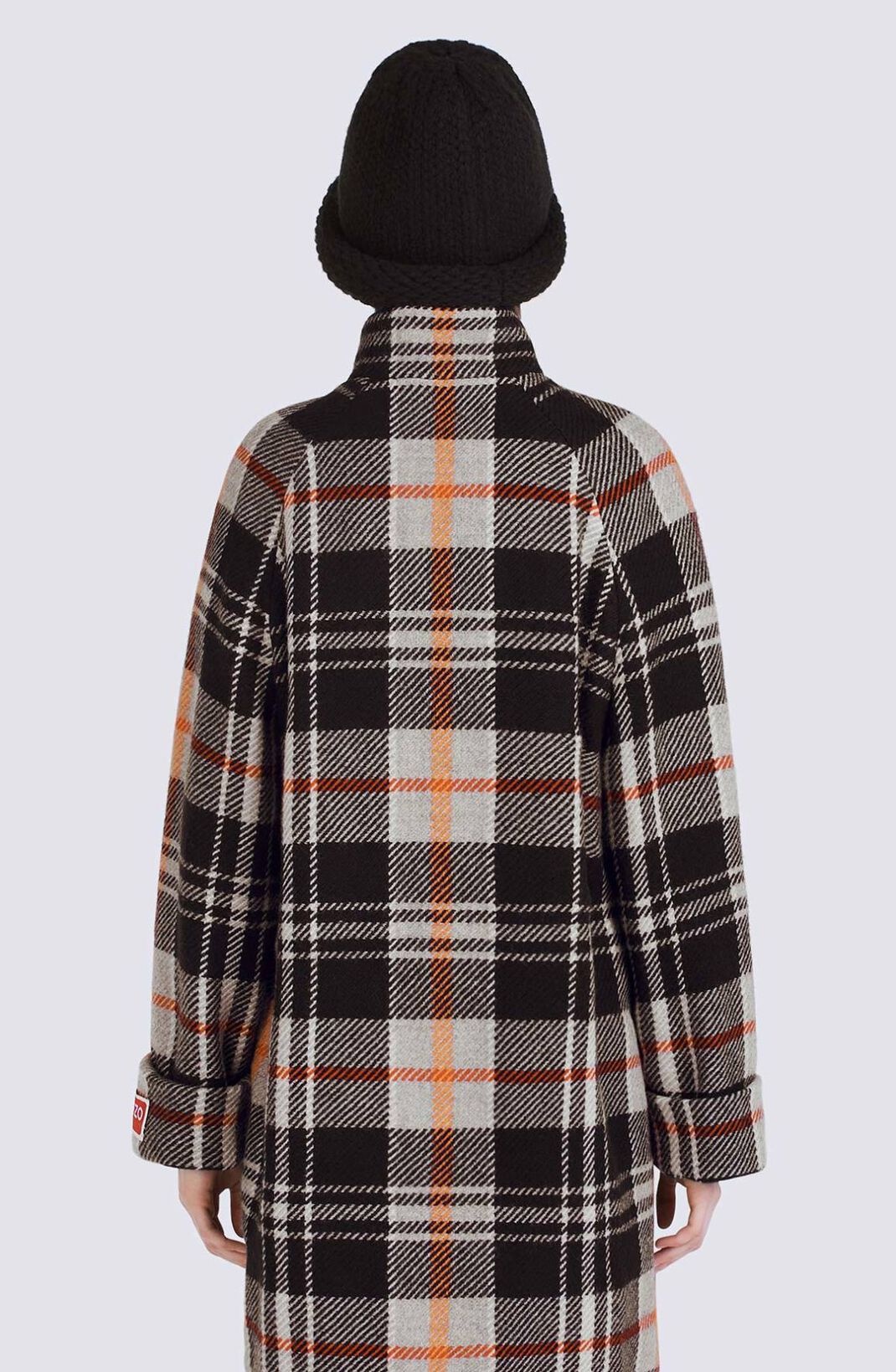 Checked woollen coat - 6