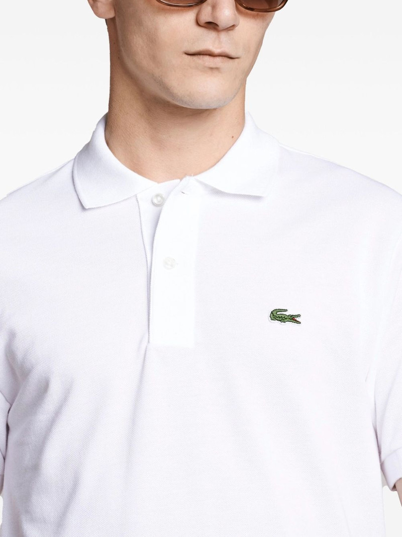 LACOSTE appliqué "White" polo shirt outlook