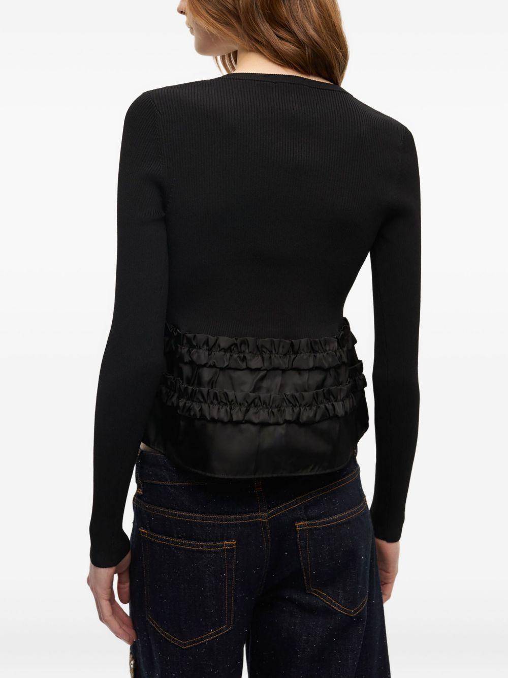 ruffle-hem blouse - 4