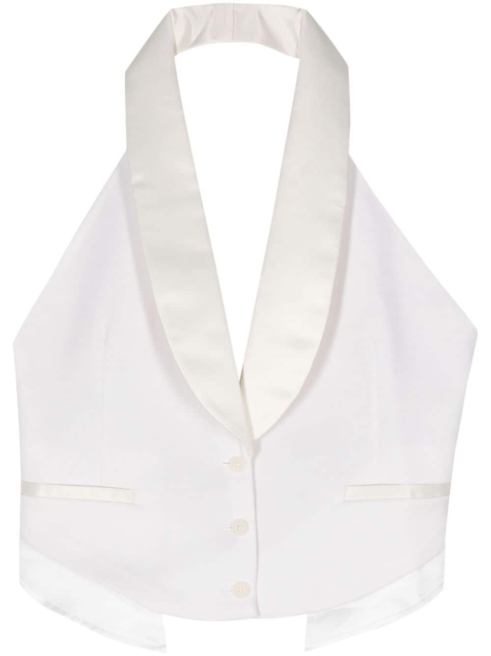 open-back waistcoat - 1