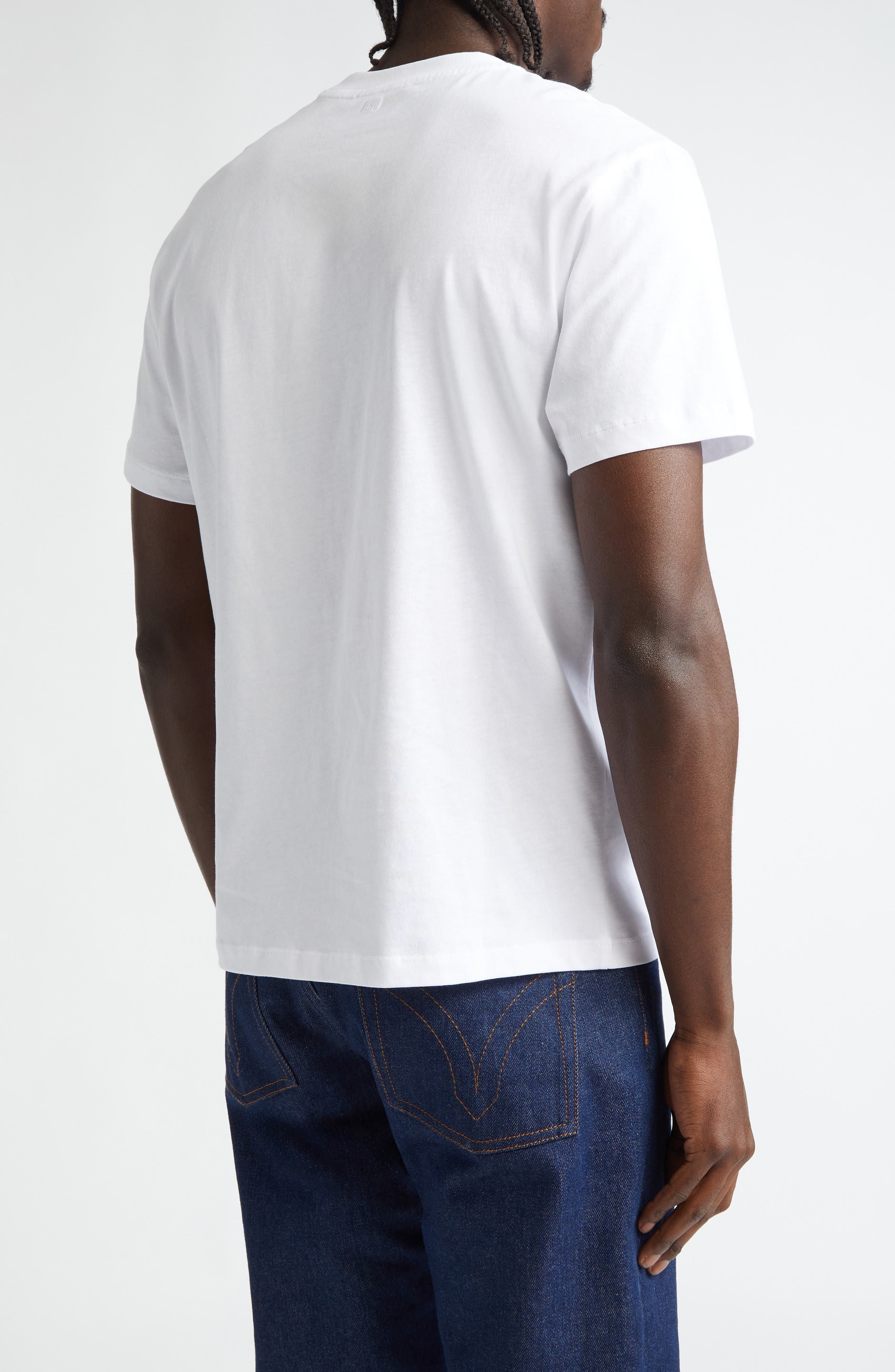 AMI PARIS Ami de Coeur Organic Cotton T-Shirt in White at Nordstrom - 2