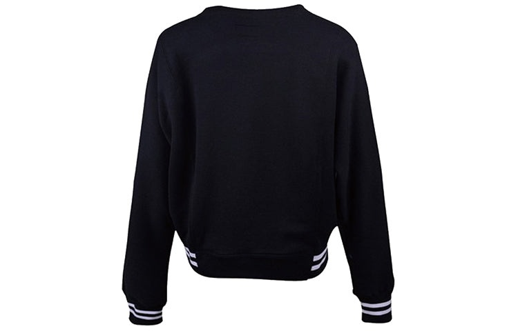 (WMNS) Converse Stripe Breathable Pullover Black 10020727-A02 - 2