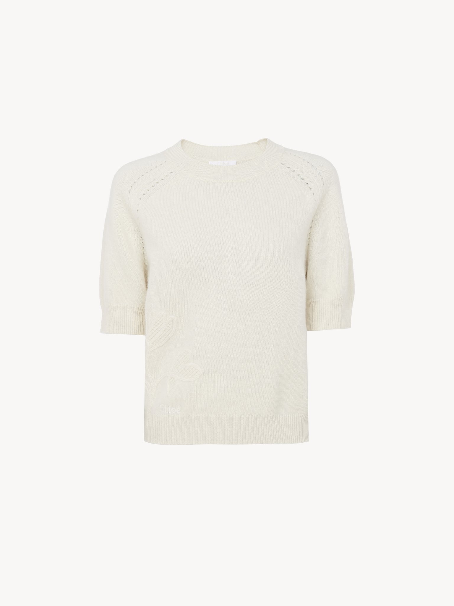 SHORT-SLEEVE SWEATER - 2