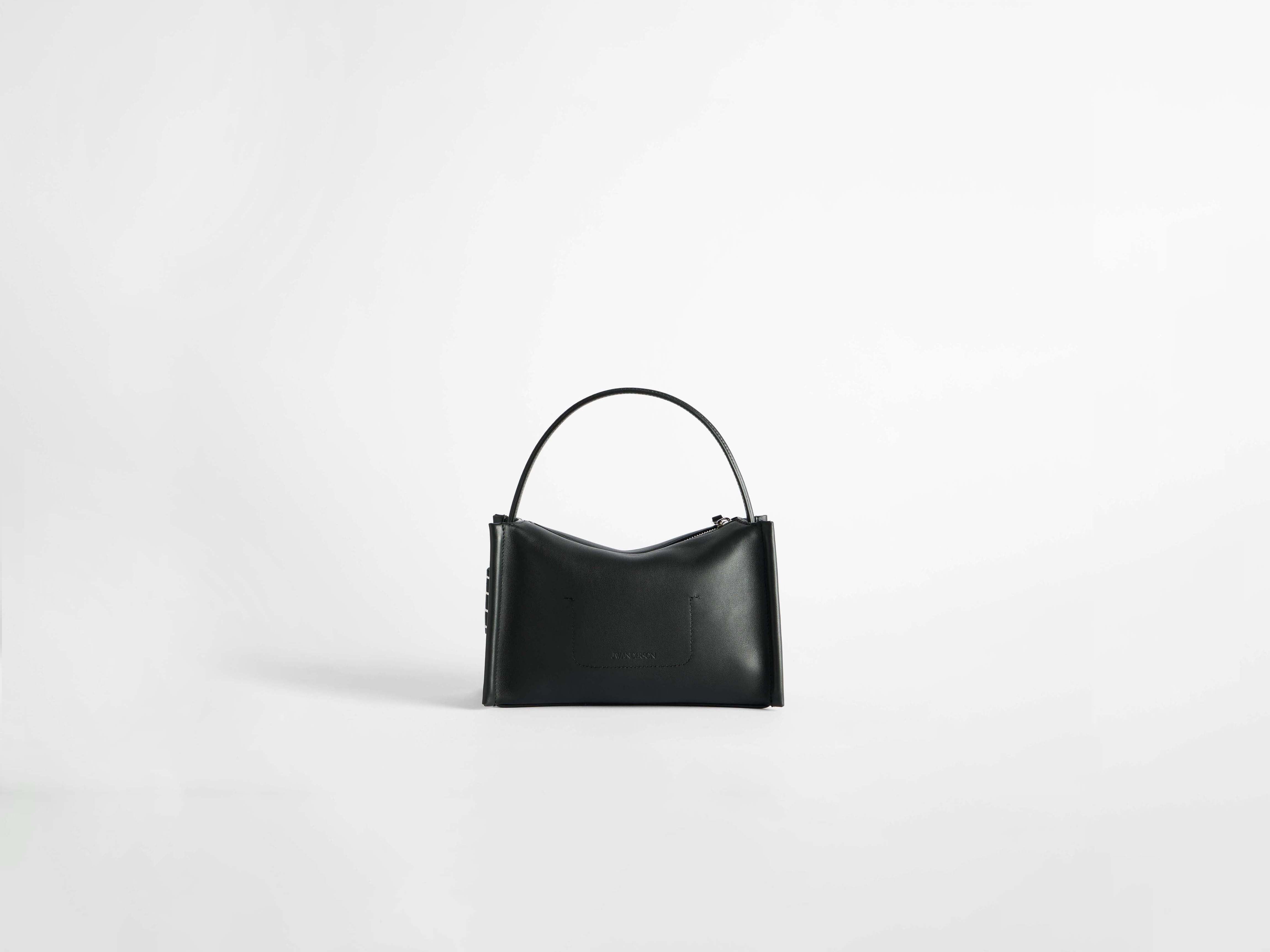 SMALL LOAFER BAG IN BLACK LEATHER - 4