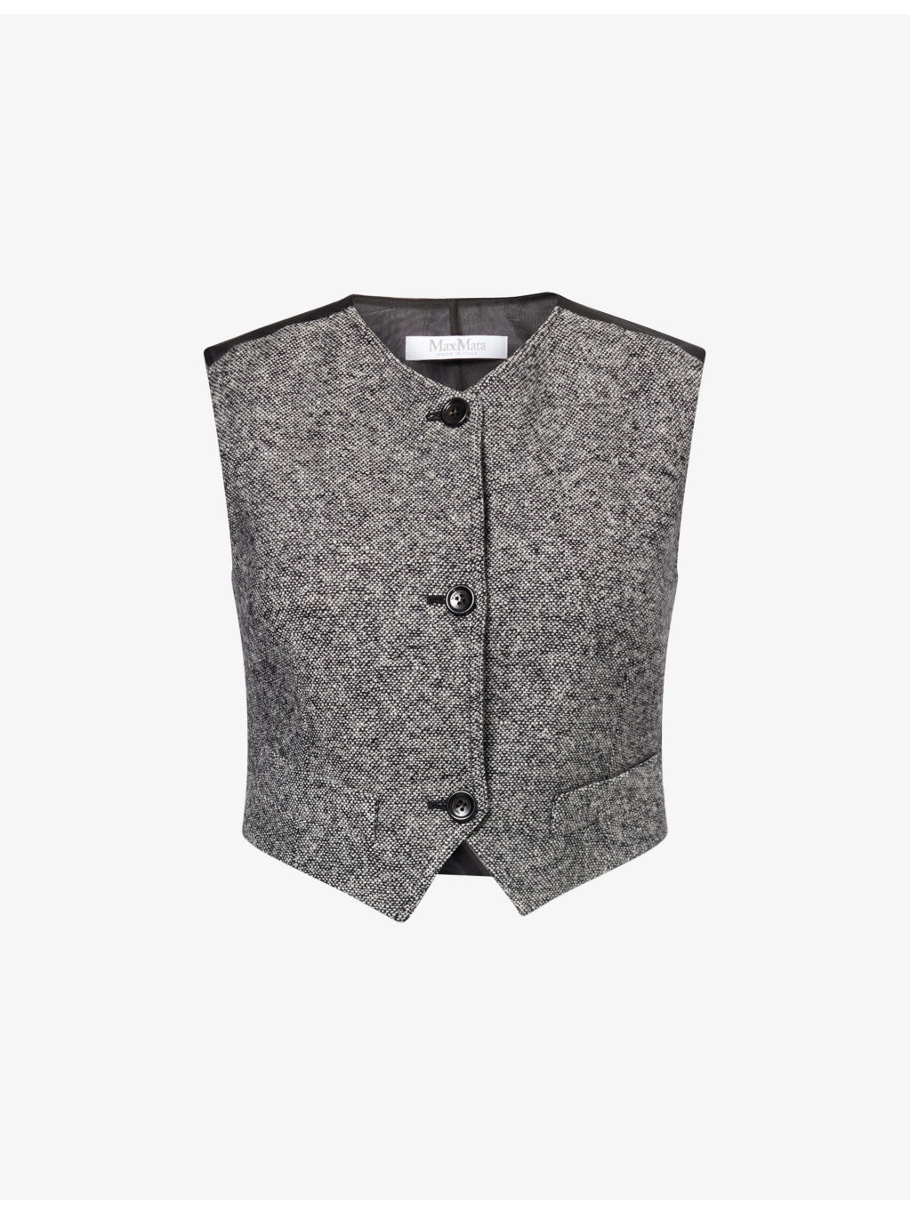 Beato V-Neck Wool And Silk Waistcoat - 1