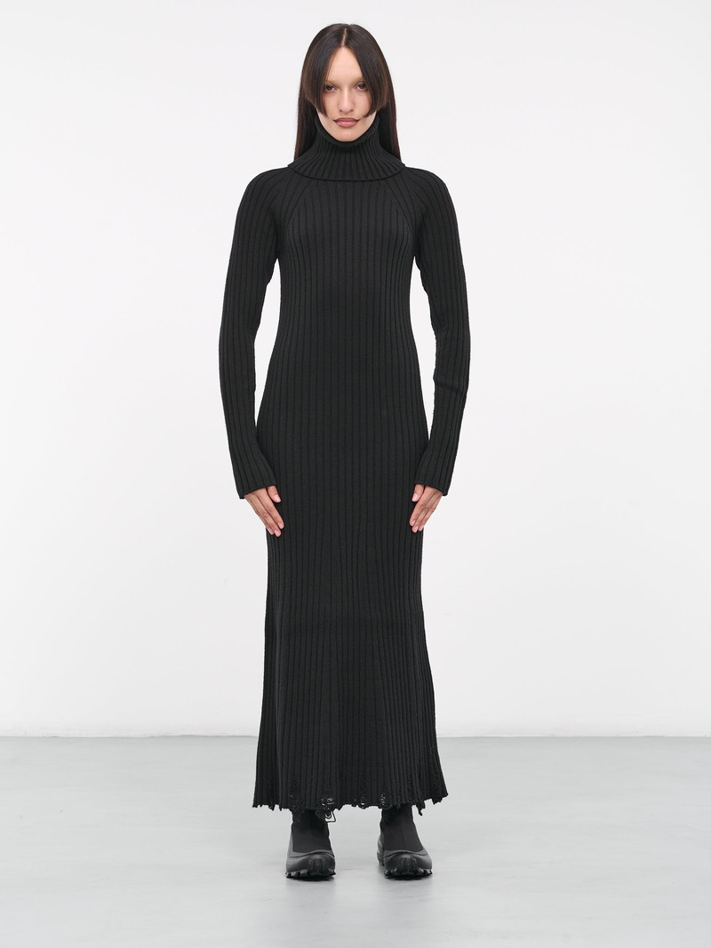 Junya Watanabe Distressed Rib Knit Dress outlook