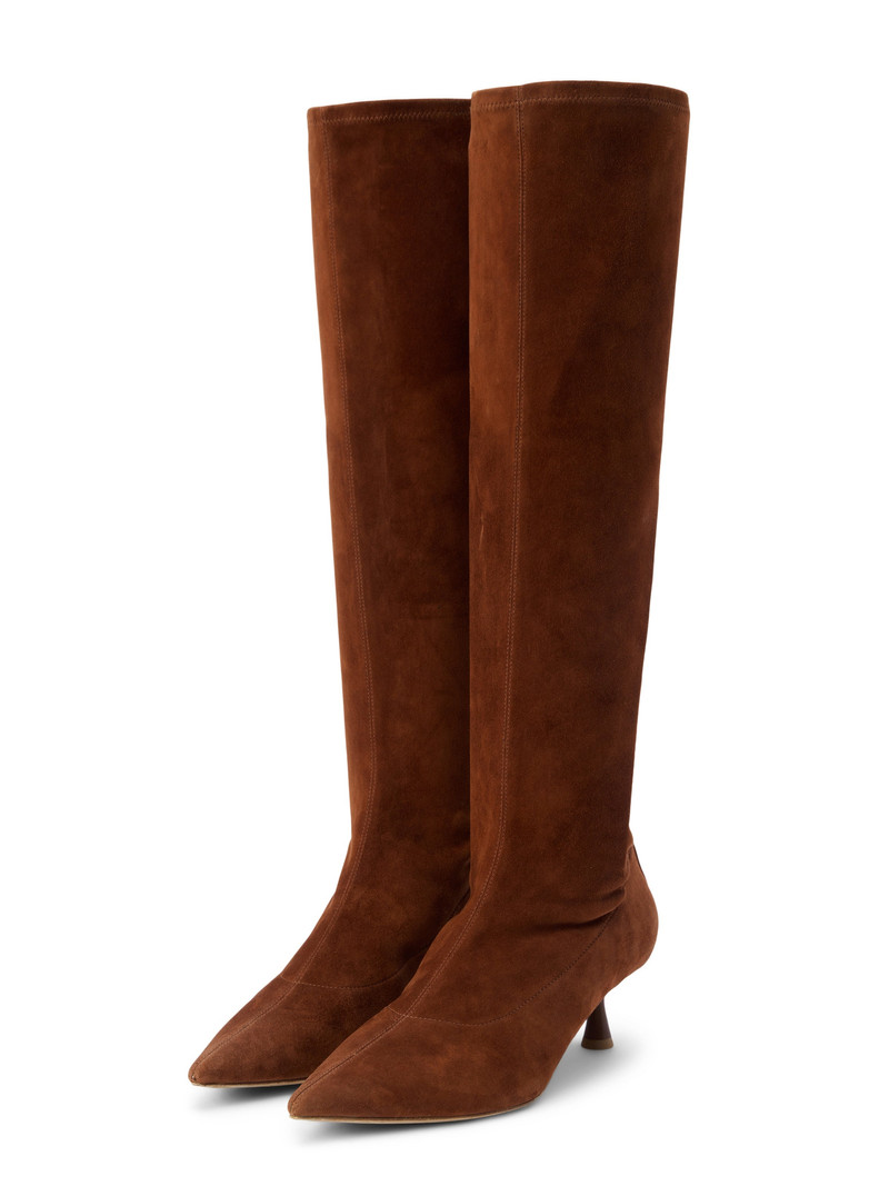 Emilie Suede Kitten Heel Boot 4