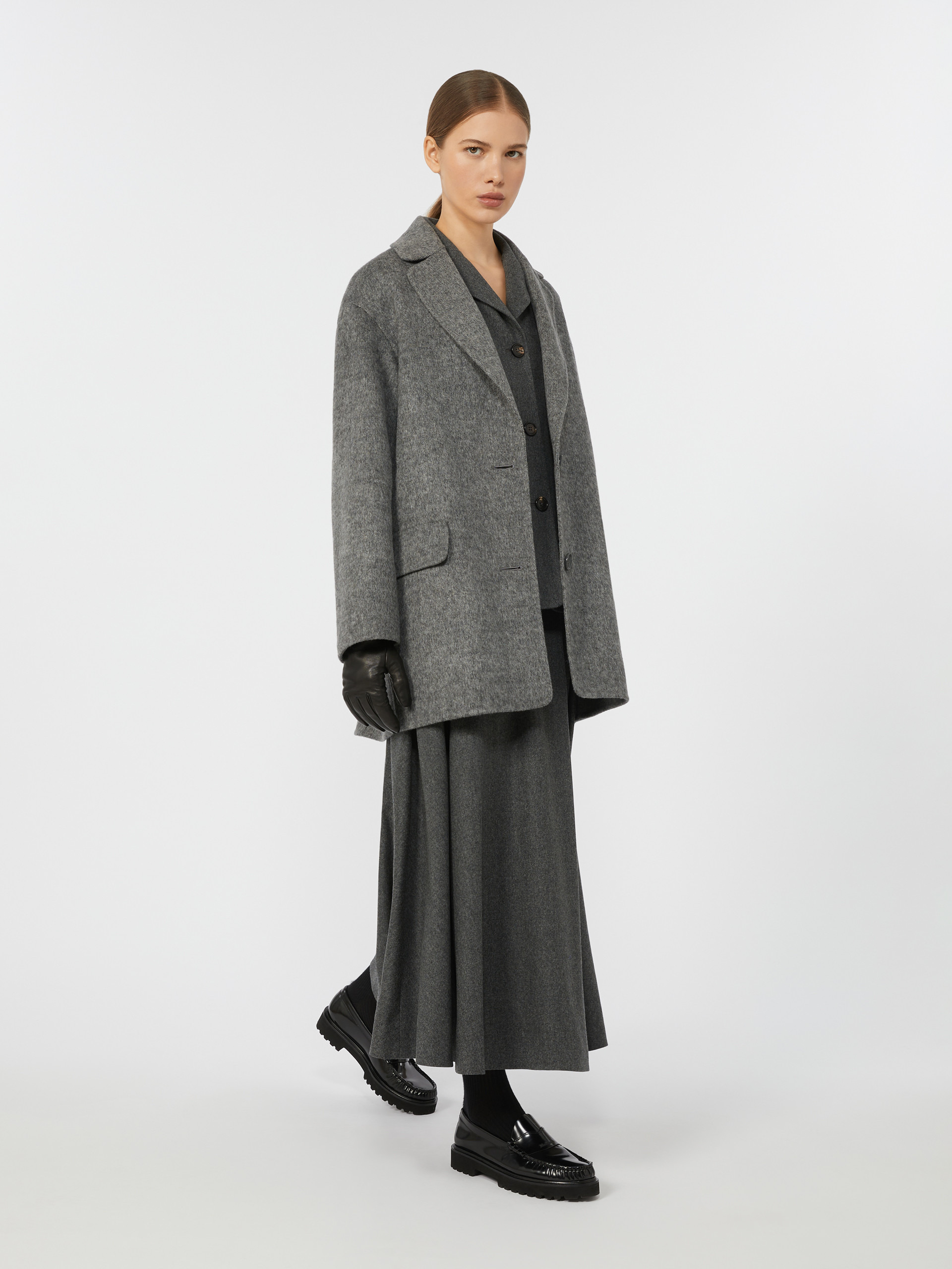 BETULLA Wool flannel skirt - 2
