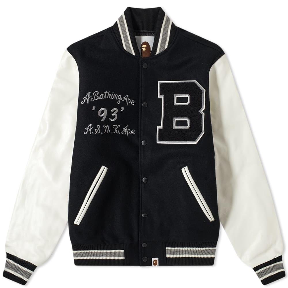 A Bathing Ape Varsity Jacket - 1