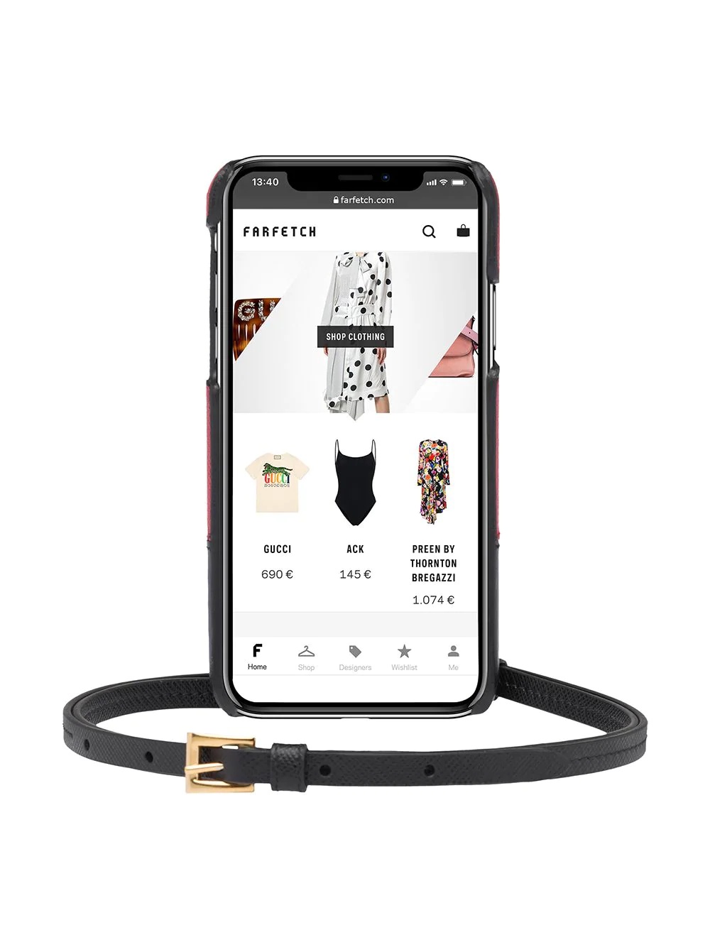 wrist-strap iPhone X/XS case - 2