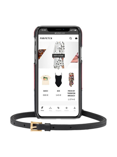 Prada wrist-strap iPhone X/XS case outlook