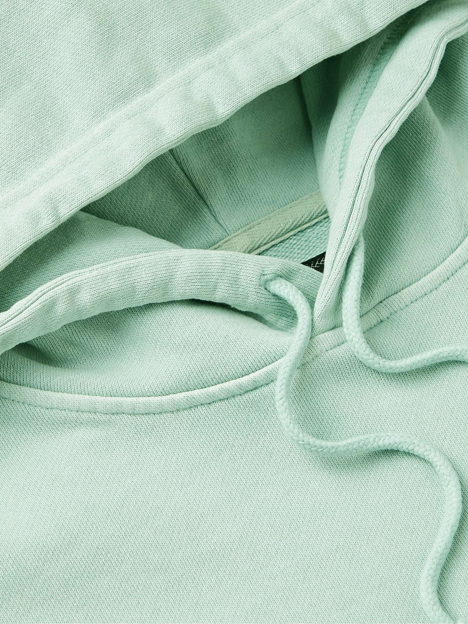 Pigment-Dyed Loopback Cotton-Jersey Hoodie - 5