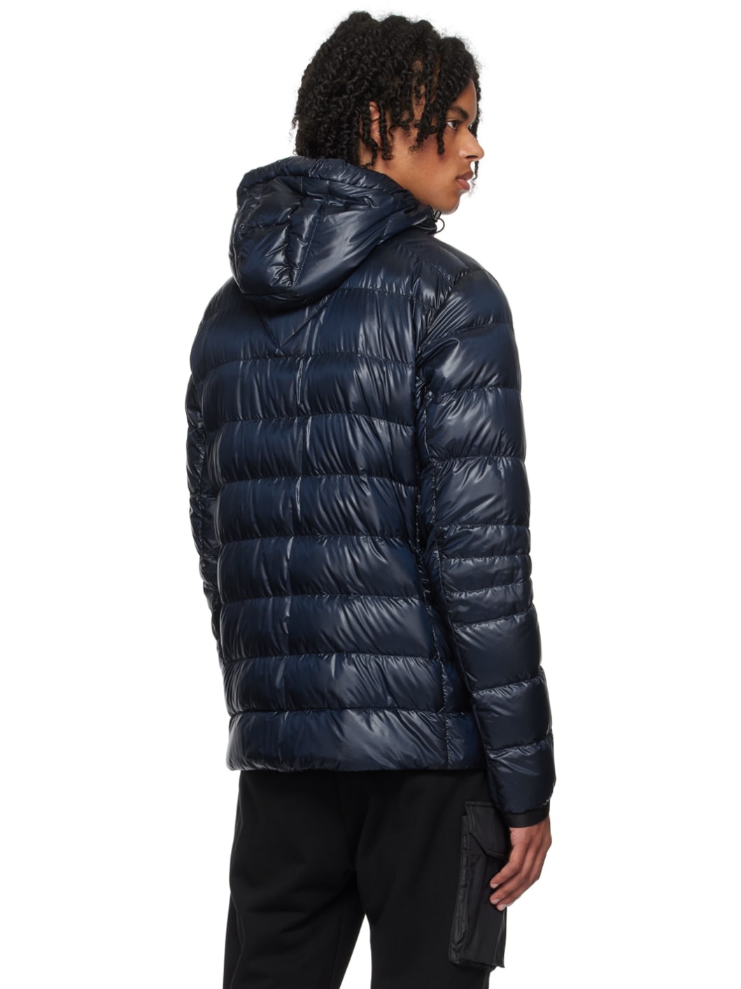 Navy Crofton Down Jacket - 3