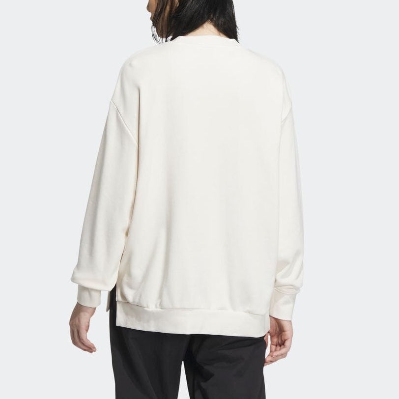 (WMNS) adidas Originals VDRY Crew Sweatshirts 'White' IK8662 - 3